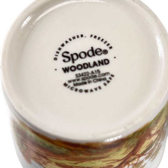 Spode Woodland Bear Cub Mug 4.5 inch Tall Wild Forest Animal S3422-A15 - Picture 5 of 10